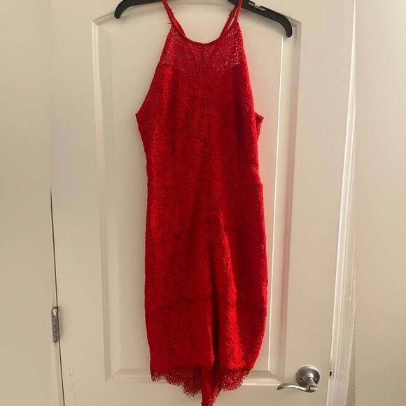 Red Cocktail Dress - Picture 4 of 4